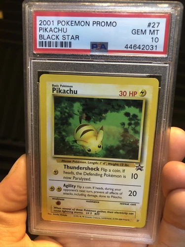 2001 Pokemon Pikachu Black Star Promo PSA10 MINT