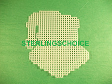 Two 2 Pre-Cut Grinch Plastic Canvas Shape with Pattern