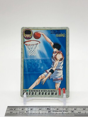 Kaede Rukawa Slam Dunk Card TCG Bandai 1994 Japanese Anime #16 | eBay