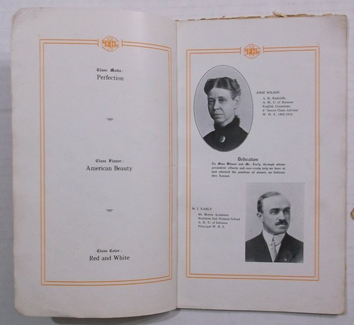 1917 WASHINGTON High School YEARBOOK ~ Sioux Falls, SD ~ MID-YEAR - Picture 3 of 7