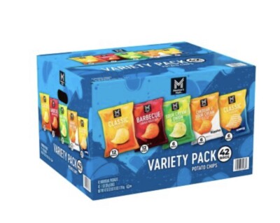 Member's Mark Variety Pack Potato Chips, 1 oz., 42 pk.
