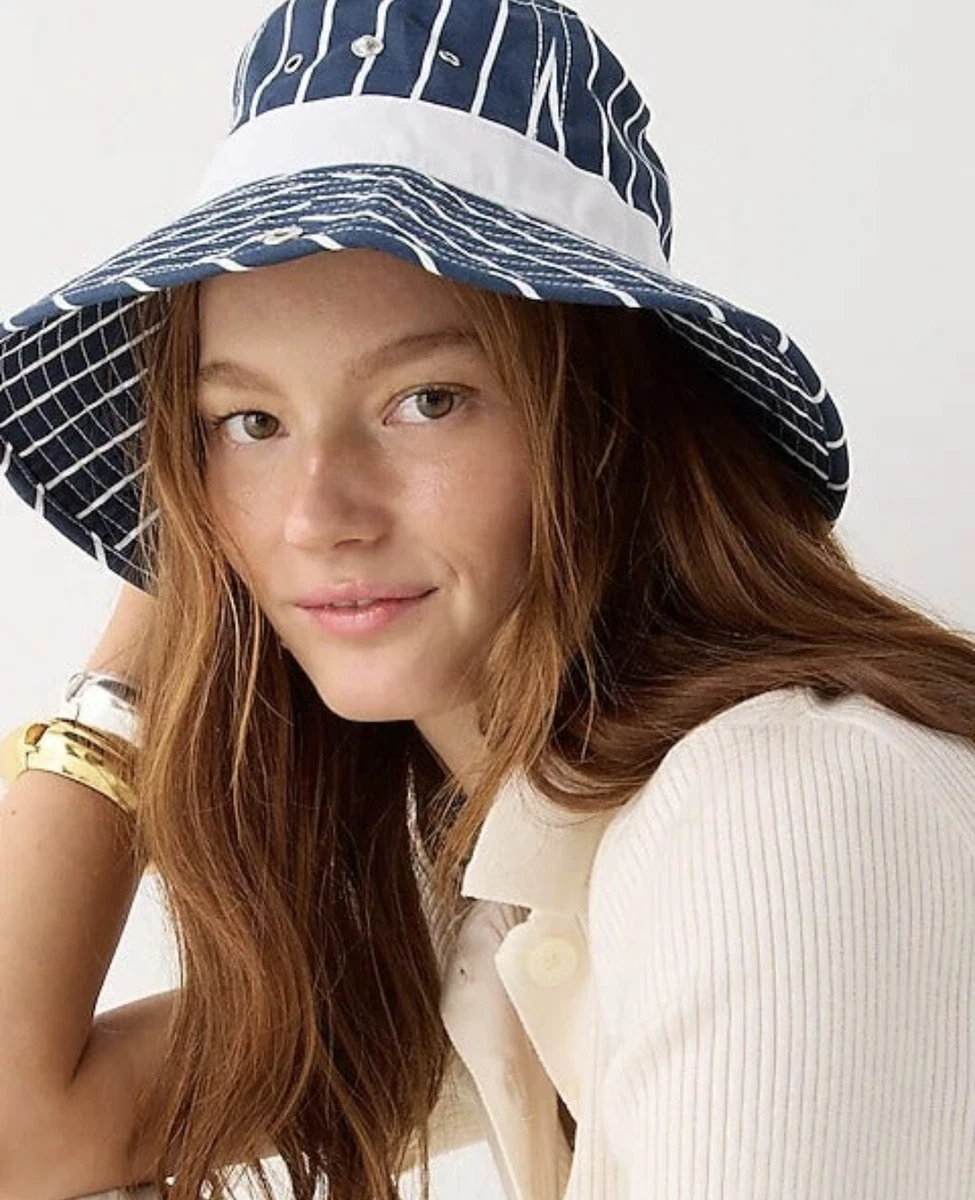 J Crew Printed Bucket Hat in cotton twill. Size M L eBay