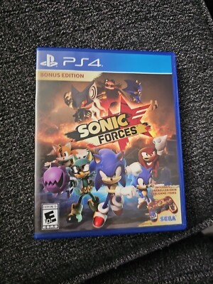 Sonic Forces Bonus Edition Sony Playstation 4 CIB With Bonus Controller Skin.