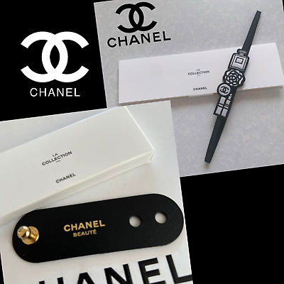 CHANEL LA Collection Elastic Band Bookmark & Cable Cord Holder NEW