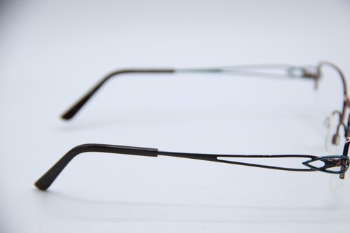 CHARMANT CH 12140 BR BROWN BLUE GUNMETAL AUTHENTIC FRAMES EYEGLASSES 51-18 - 第 4/4 張圖片