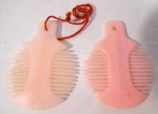 HTF 1968 Mego Maddie Mod Fashion Doll Original 2 Round Pink Combs w/Name