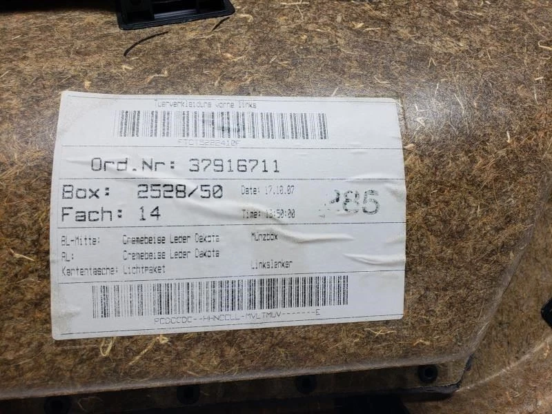 BMW 550I 2008 panel de moldura de puerta delantera izquierda Foto 2 de 2