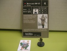  Axis  Allies Miniatures RESERVES Degtyarev DP-27 with card 9/45 