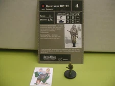 =Axis & Allies Miniatures RESERVES Degtyarev DP-27 with card 9/45=