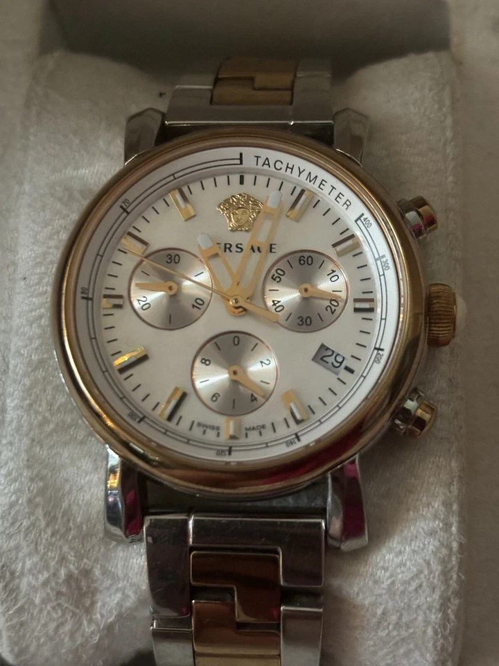 Auténtico reloj cronógrafo VERSACE Day Glam en caja original  Foto 2 de 4