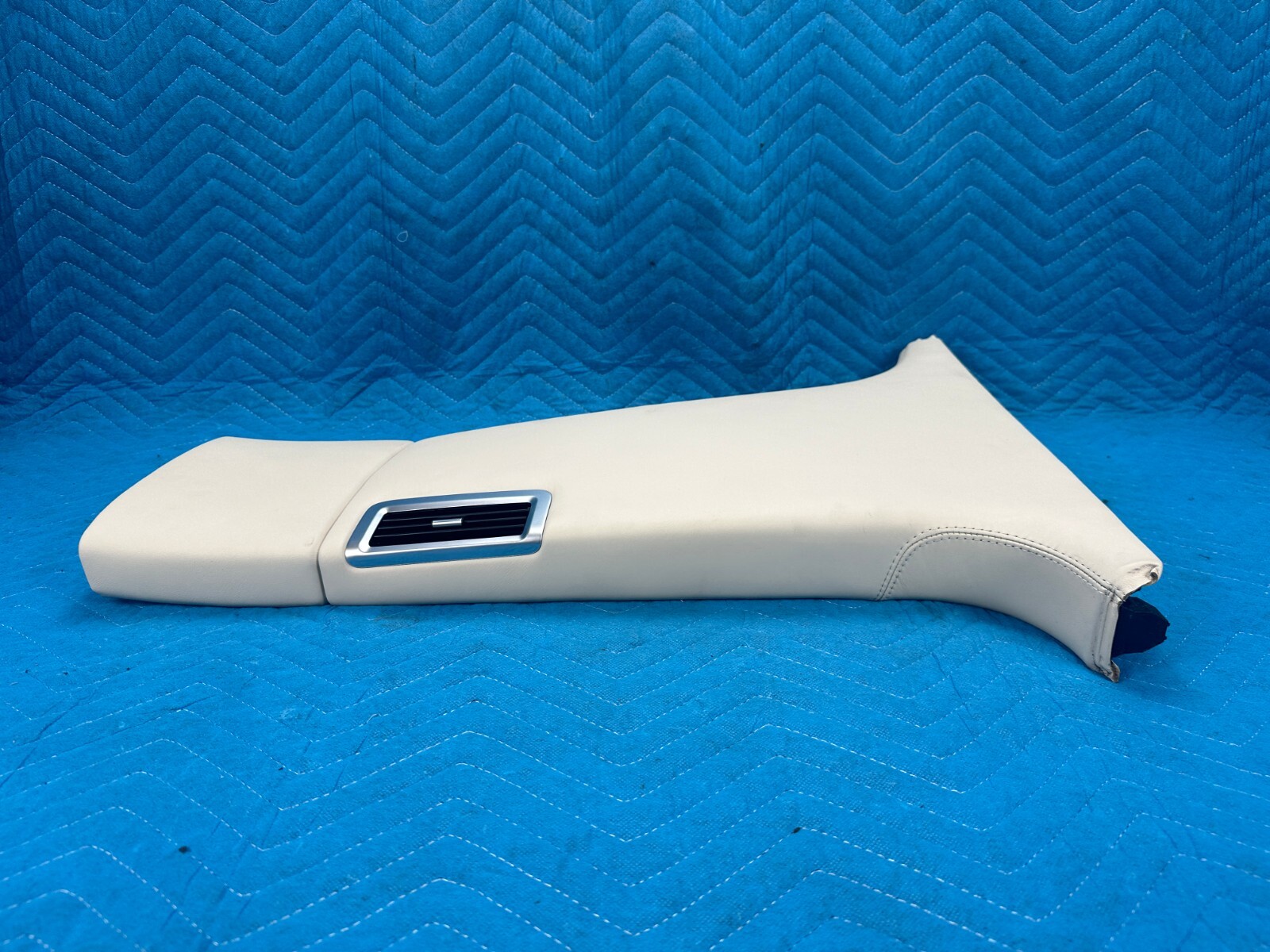 Bentley Flying Spur B-Pillar Lower Trim Panel Driver's Side Ivory 2008-2012 OEM