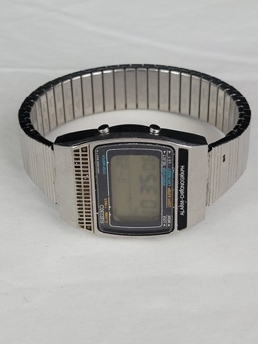 Vintage Seiko A259 5010 Japan Water Resistant Square Herren Silber Uhr LÄUFT - Bild 6 von 8