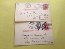 United States San Diego California  1921/22 used postcards Ref 66735