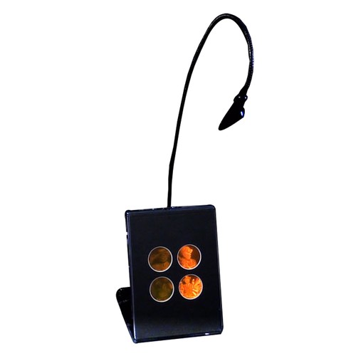 Mask 4-up PHOTOPOLYMER Hologram Picture Light Desk Stand - Picture 6 of 12