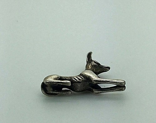 Colgante Boho de Plata Esterlina Anubis, Dios Egipcio, Inpu - Imagen 6 de 7