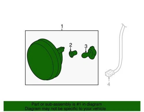 Faro antiniebla delantero izquierdo OEM NUEVO 2007-2014 GM Chevrolet GMC Silverado 25866495 Foto 2 de 2