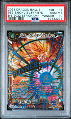 PSA 10 Dragon Ball Super Card Game Son Goku English EB1-43 SR