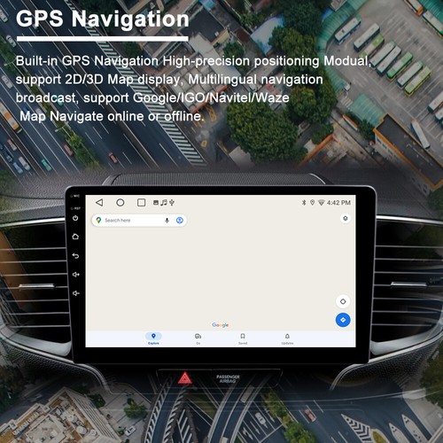 10''Android 13 Carplay 2+32GB Autoradio Navi GPS WIFI BT per Fiat 500L 2012-2017 - Imagen 10 de 18