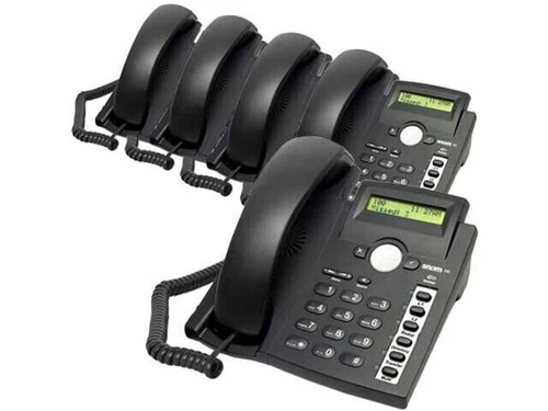 Snom 300 VoIP Telephone Black sip 3cx freepbx asterisk desk office phone POE