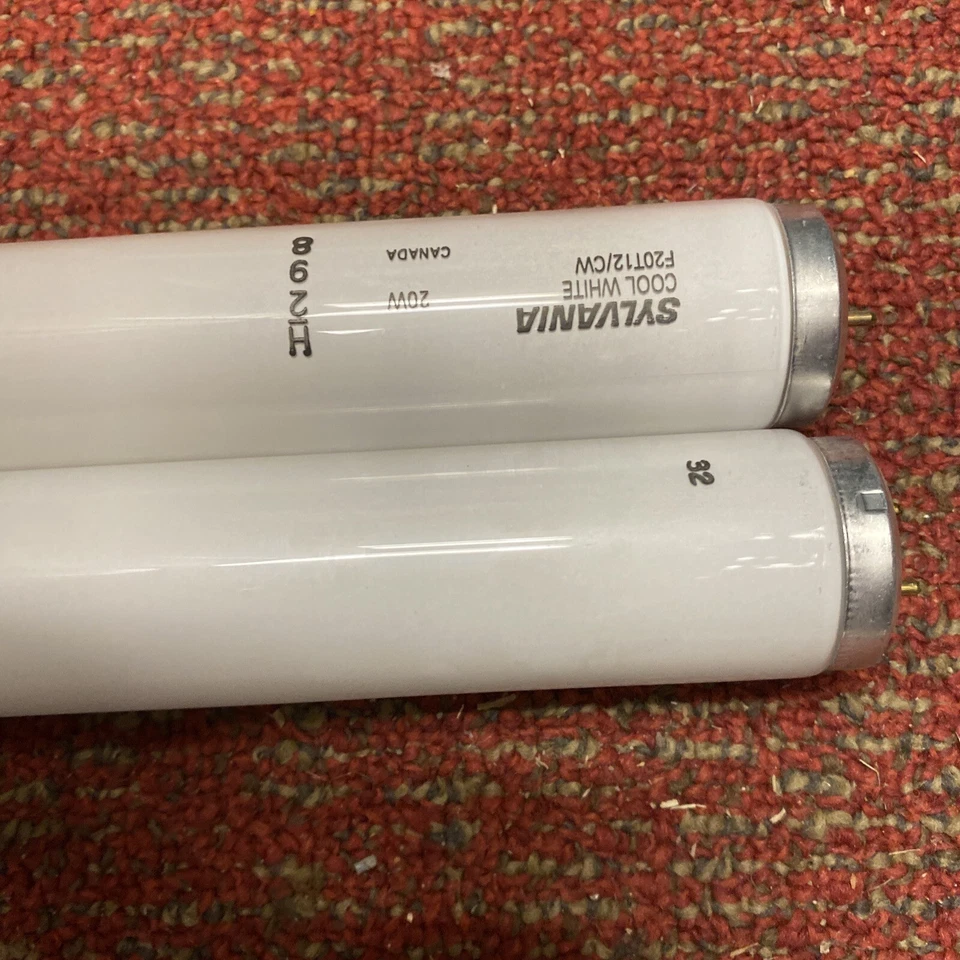 2x GE F20T12 Bulbs 24" T12 Linear Fluorescent Tube Light Bulb K28383 20w - Image 3 of 3