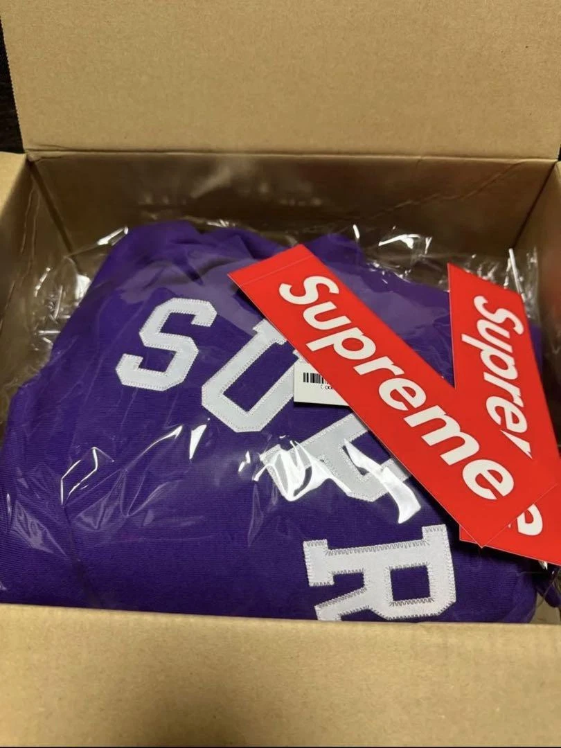 Sweat à capuche zippé Supreme x Champion violet   Authentique, presque inutilisé, taille [M] OCCASION
