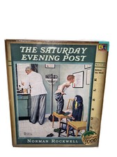 Norman Rockwell Puzzle Saturday Evening Post Before the Shot 1000 Piece New