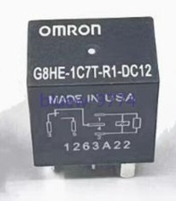 2PCS NEW Omron G8HE-1C7T-R1-DC12 Basic Electromechanical Electromagnetic Relay