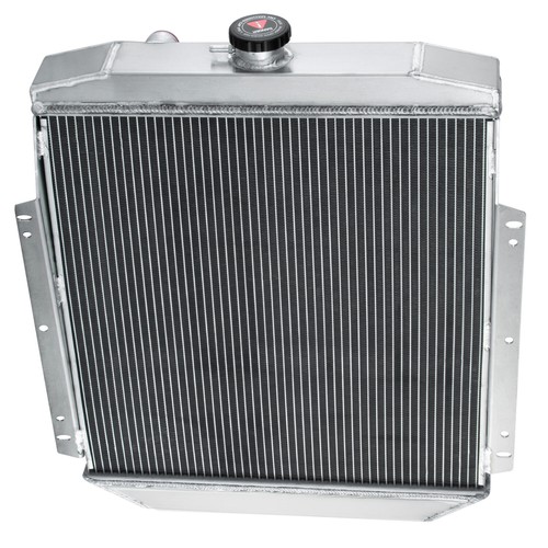 4 Row Radiator For Ford Country Squire Mainline Customline Club 1954 1955 1956 - Picture 5 of 9