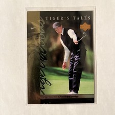 Tiger Woods 2001 Upper Deck Tiger's Tales #TT1 Junior golf prodigy