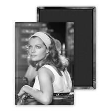 Romy Schneider bandeau blanc-Magnet Personnalisé 54x78mm Photo Frigo
