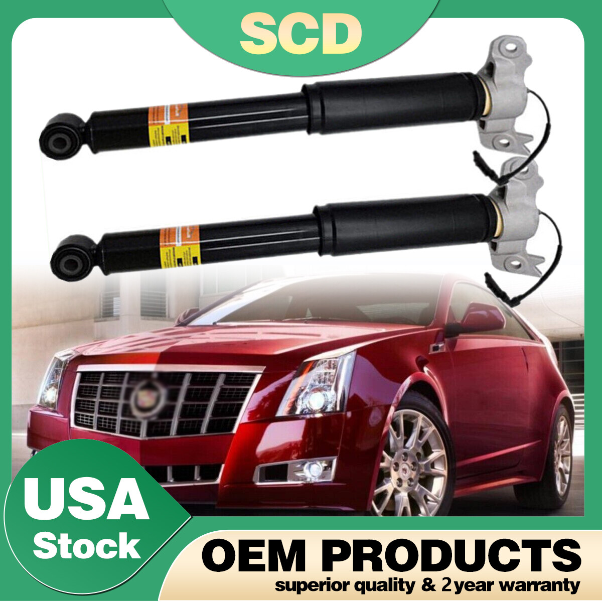 OEM 20903683 Replacement Pair Rear Air Shock Absorbers For