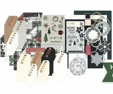 Simon Says Stamp 2018 HOLIDAY TAG KIT Peaceful Christmas NEW 