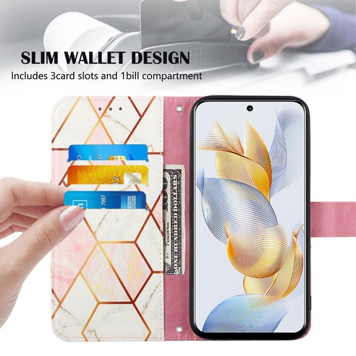 Marble Leather Wallet Phone Case For Infinix Note 11 12 Hot 11 Tecno Camon Spark - 第 10/14 張圖片