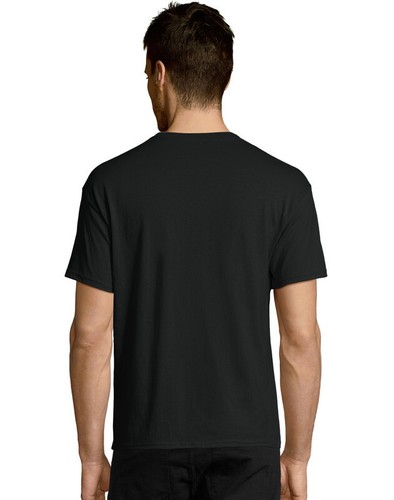 Hanes T-Shirt Uomo Comfort Fit (Nero, L) - Foto 3 di 3