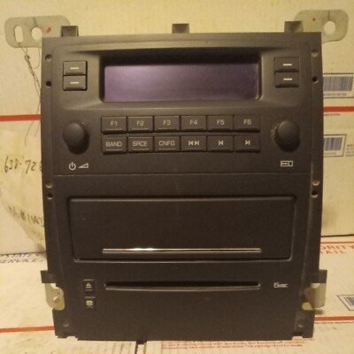 Cadillac STS Radio 6 Disc CD Player OEM 15806292 2005-2007