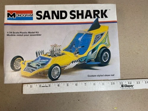 Monogram sand shark dragster model.  Missing Parts. CHEAP! - Picture 1 of 11