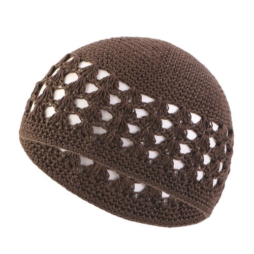 Kufi Cap Hats Men Prayer Islamic Hat Women Prayer Hats Hairnet Beanie Pullover 。 - Picture 14 of 34