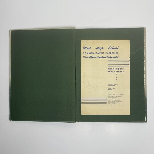 HESPERIAN 1948 - MINNESOTA JAHRBUCH - WEST HIGH SCHOOL - MINNEAPOLIS MN - SIGNIERT - Bild 7 von 13