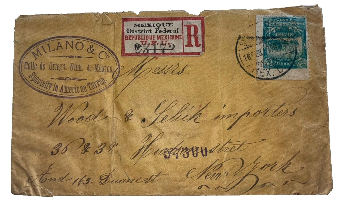 Cubierta de boxeo estampillas mexicanas