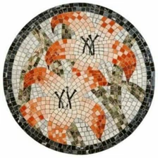 18'' black Marble Dining Coffee Center Table Top inlay mosaic decor room home L1