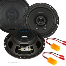 Crunch Lautsprecher 16,5cm 200 Watt Auto Boxen für Alfa 145 94-2001 vorne Front