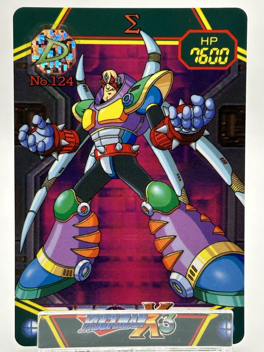 Rockman X3 Σ No.124 card Game Anime Japanese TCG Bandai Capcom