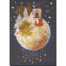 Bead Embroidery Kit Christmas tale Bead stitching DIY Abris Art
