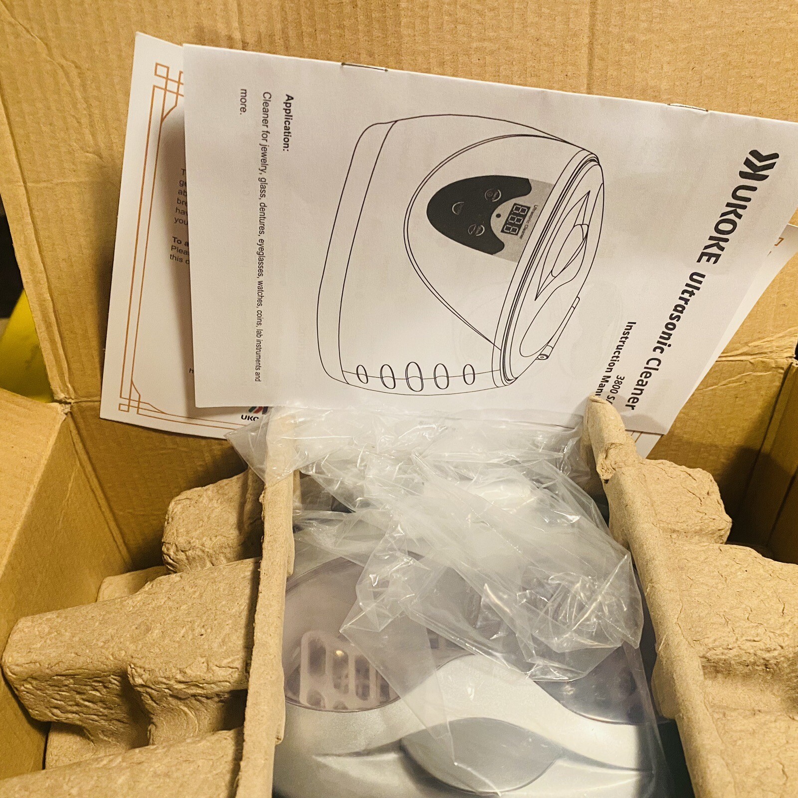 ukoke 3800s Ultrasonic Cleaner Smart Touch eBay