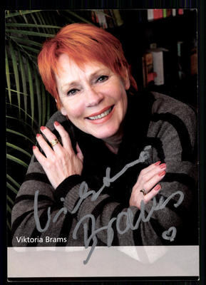 Victoria Brams Autograph Card Original Signed ## BC 22384