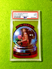 Evan Mobley RED PRIZM ASIA ROOKIE CARD PSA 9 SP 2021 Crown Royale SNO GLOBE  SSP