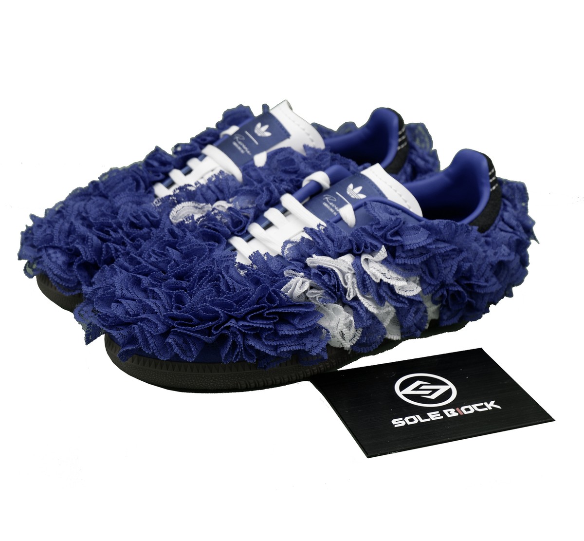 adidas x Reverie Caroline Hu★CLOT サンバ レース Blue 送関込 adidas Caroline Hu x CLOT x Samba Reverie - Blue Lace Shell