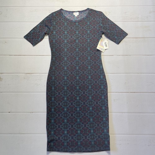 NWT - Lularoe - Women’s Blue & Purple Julia Dress - Size XS