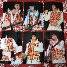 Elvis Presley 12 Photo Set: Rare FLAME Jumpsuit (1976) & FREE CD! NEW!!!