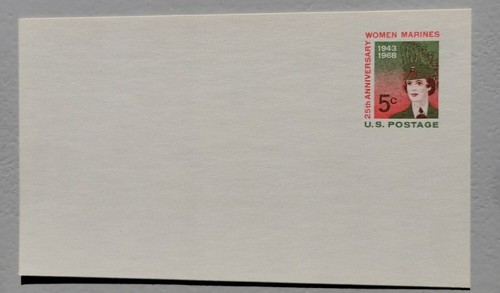US Postal Card Scott #UX56. 5 Cent Women Marines 1943-1968. Unused. - Picture 1 of 3